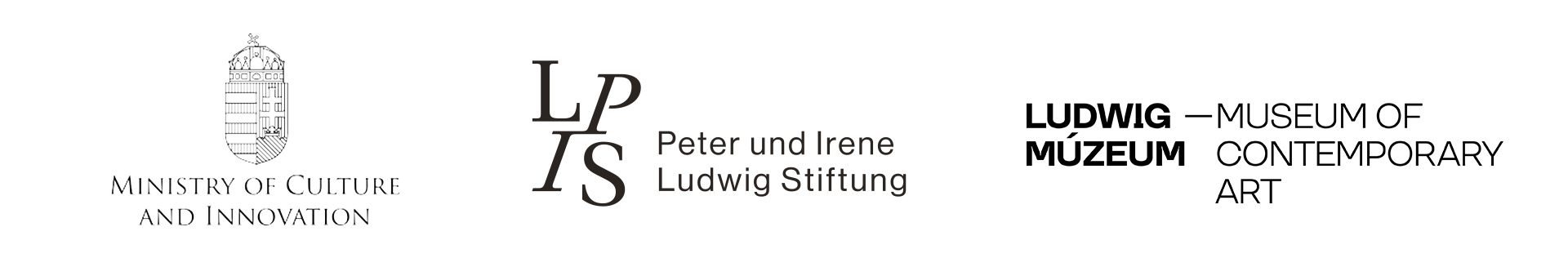 Supporters and sponsors: Ministry of Culture and Innovation, Peter und Irene Ludwig Stiftung